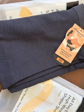 NWT Shapermint Black High-Waisted Shaper Shorts, 3X ($16 ea., two available)